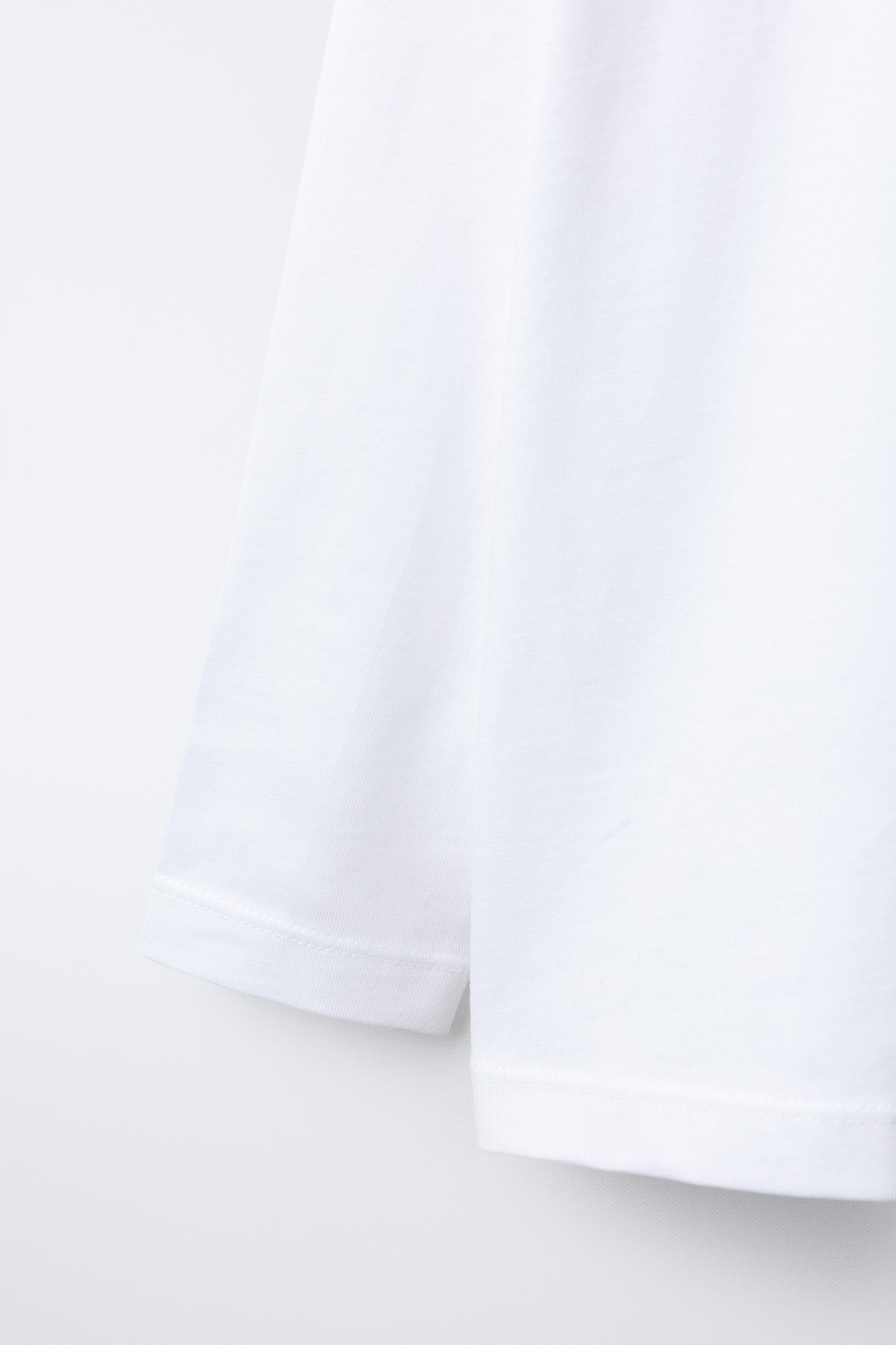 T-SHIRT UNIE ÉPAISSEUR MOYENNE